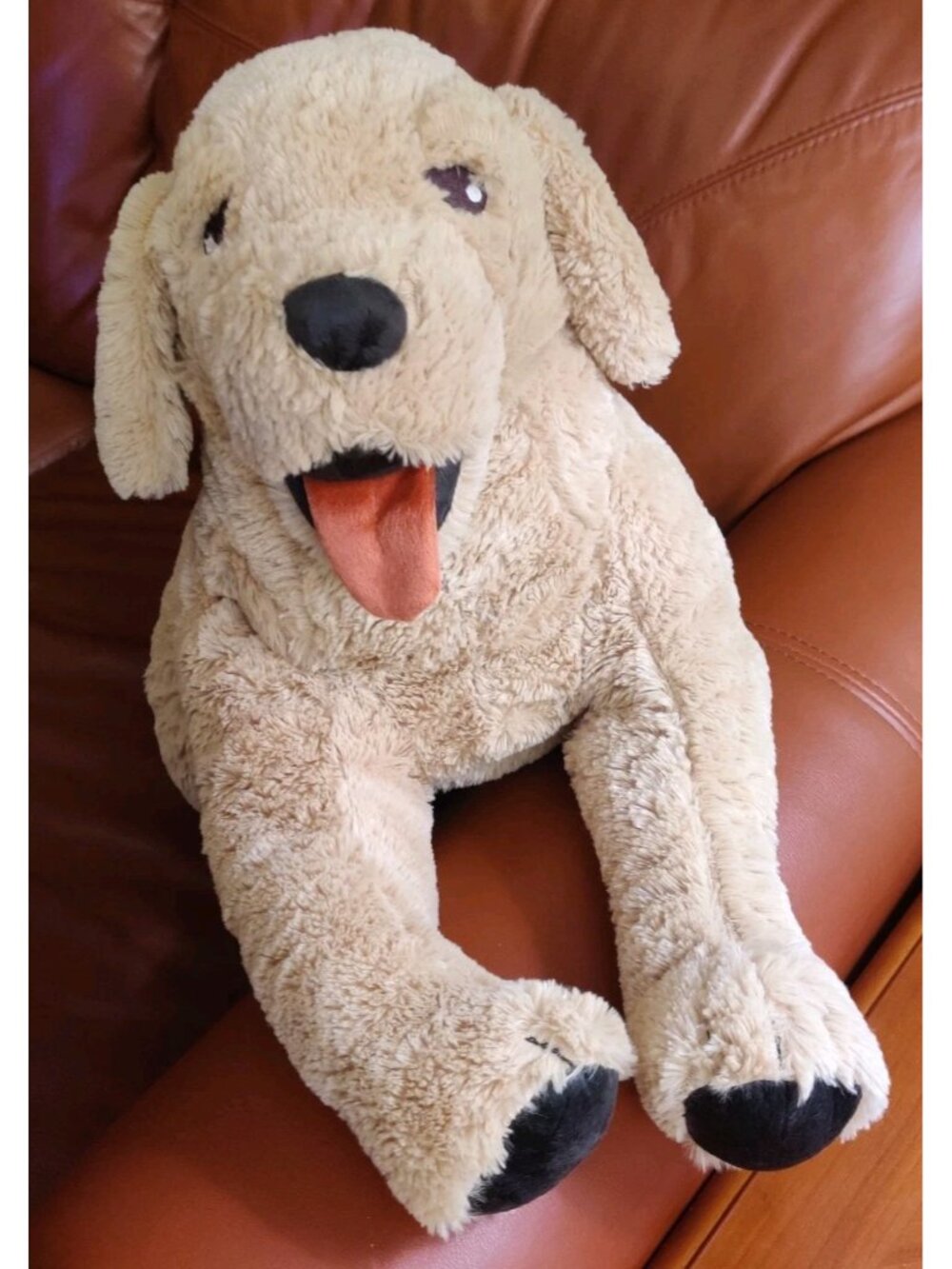 IKEA GOSIG GOLDEN Retriever 27.5x17x9" Large Soft Plush Dog Puppy Toy